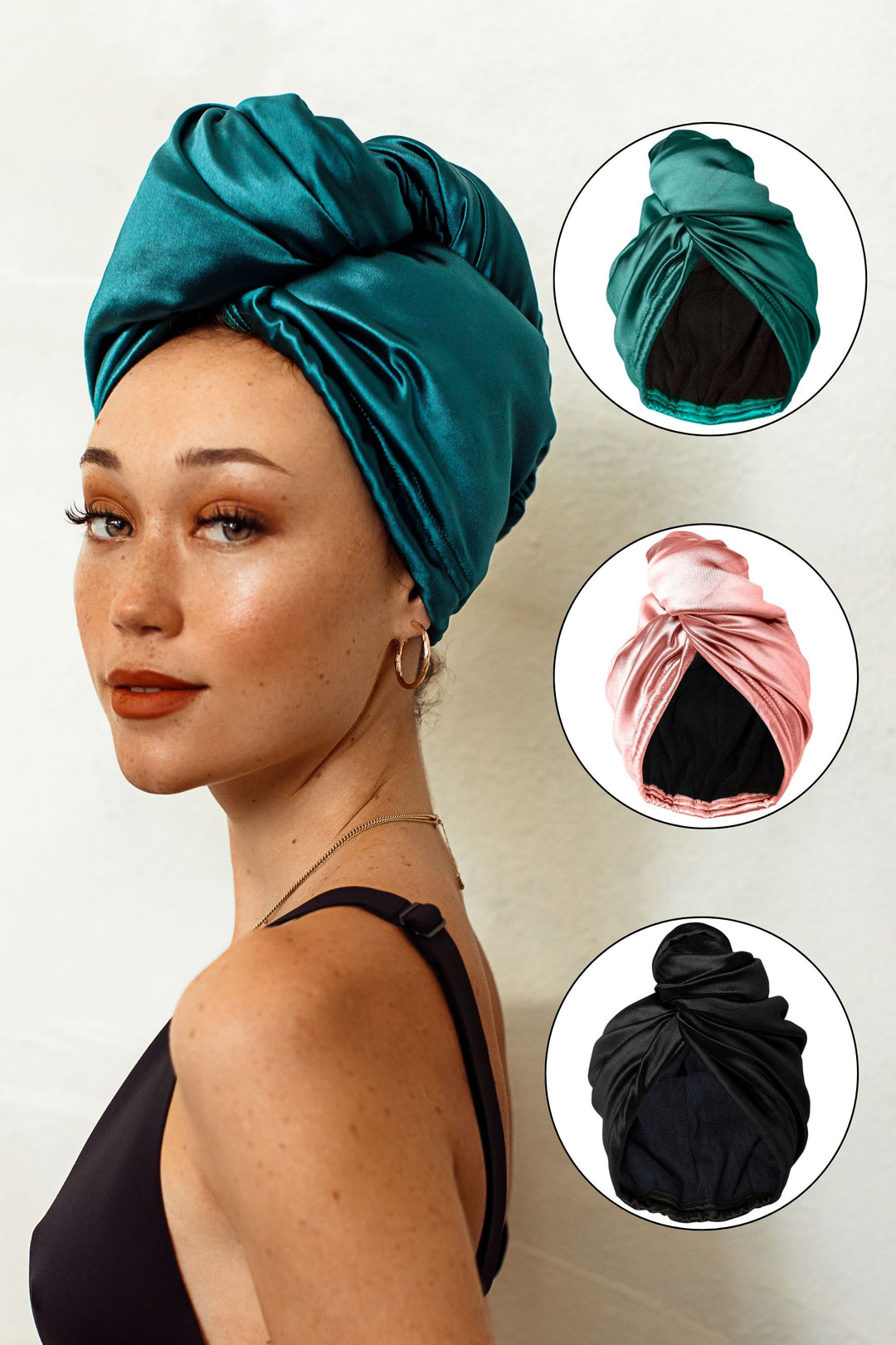 Quick Dry Hair Wraps 3-Pack Set - Core Collection