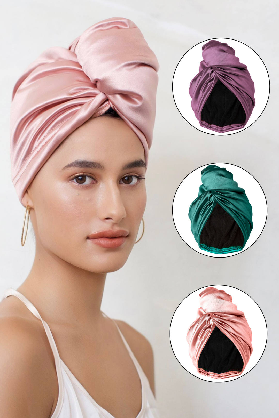 Quick Dry Hair Wraps 3-Pack Set - Core Collection