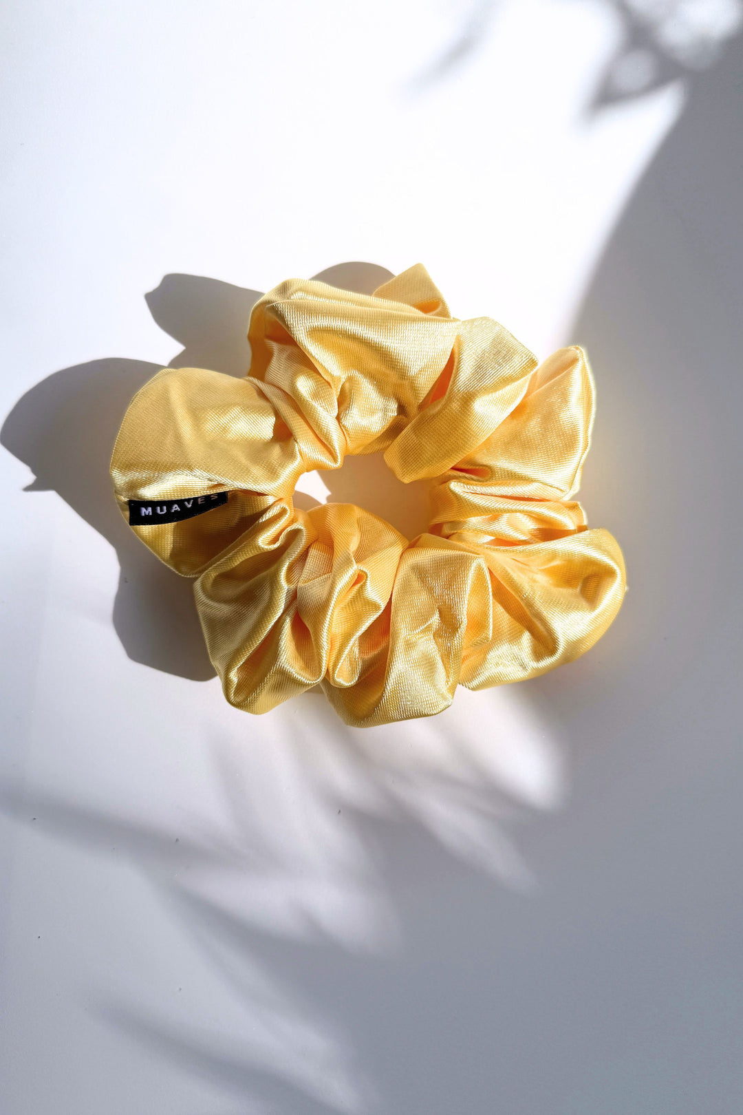 Satin Scrunchie - Butter Yellow