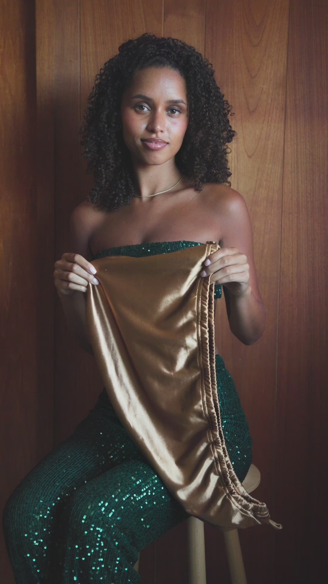 Wildflower Honey All Satin Hair Wrap