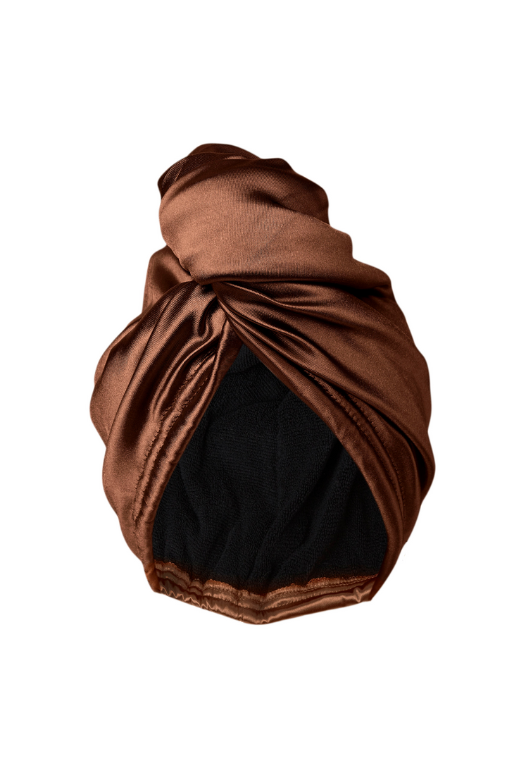 Espresso Quick Dry Hair Wrap - MUAVES