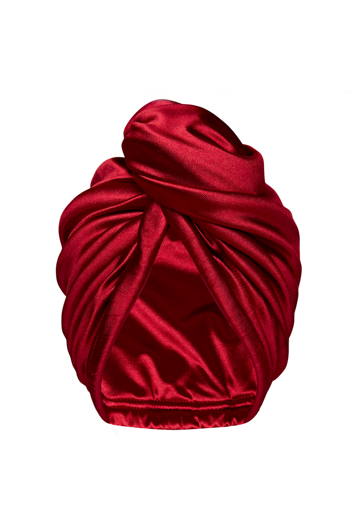 Garnet Rose All Satin Hair Wrap - MUAVES