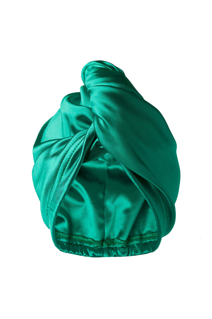 Siren Green All Satin Hair Wrap - MUAVES