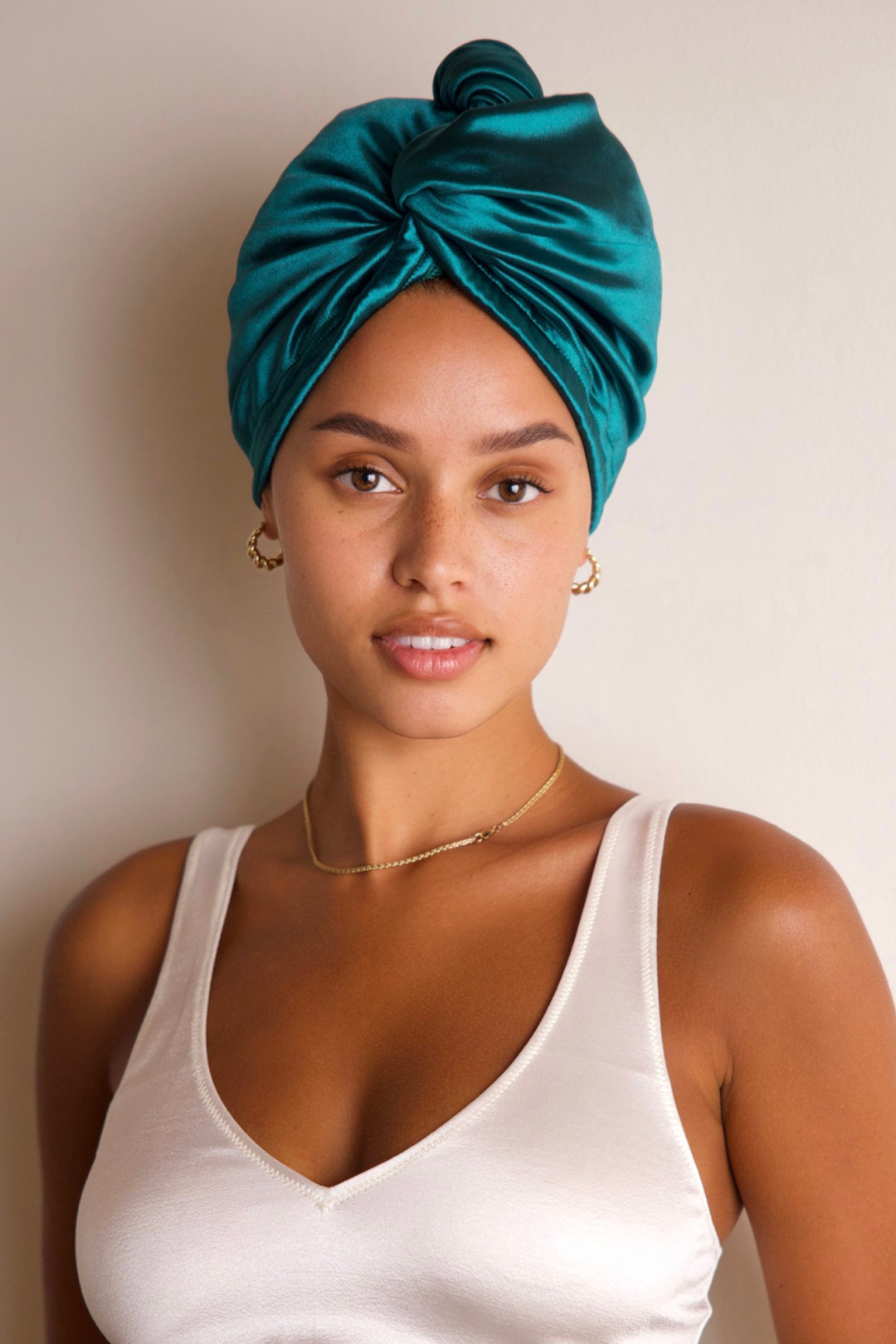 Emerald Isle All Satin Hair Wrap - MUAVES