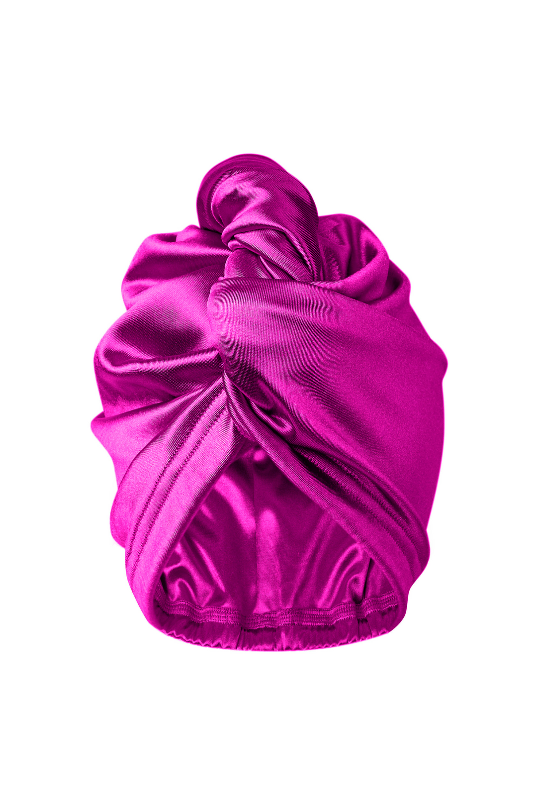 Fuchsia Crystal All Satin Hair Wrap - MUAVES