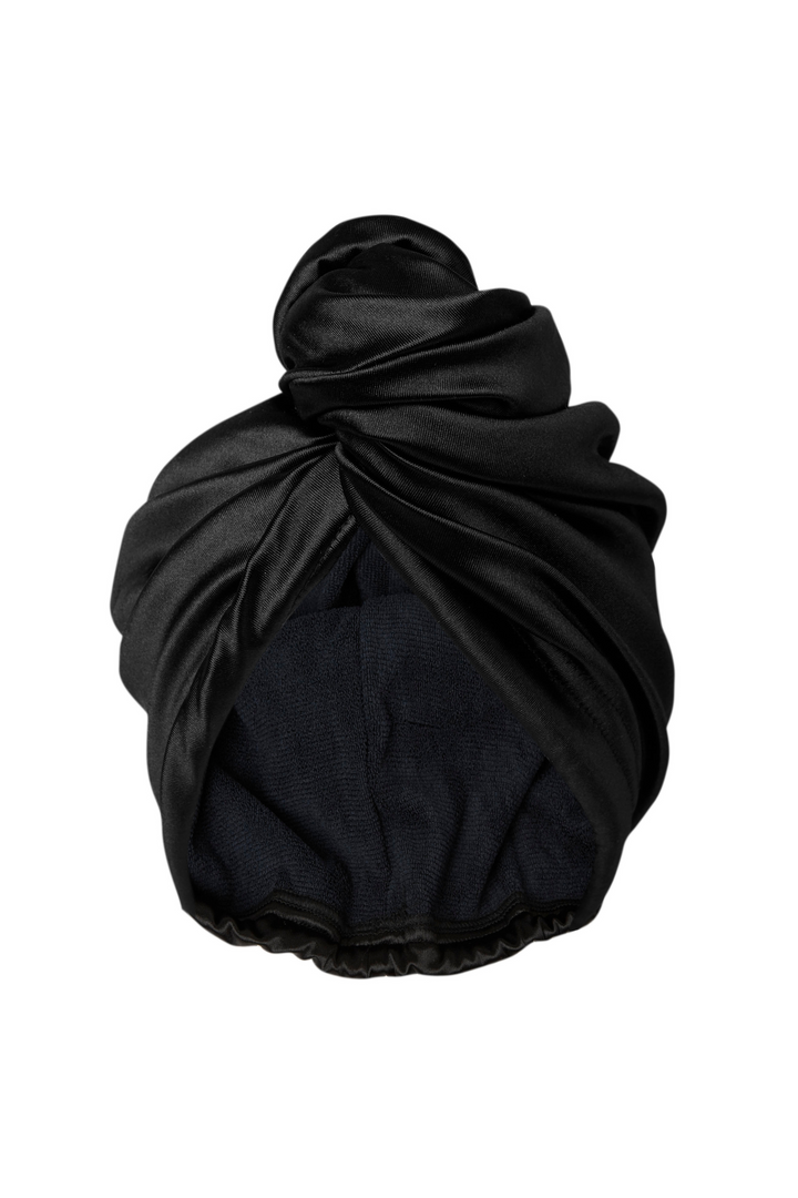 Midnight Onyx Quick Dry Hair Wrap - MUAVES