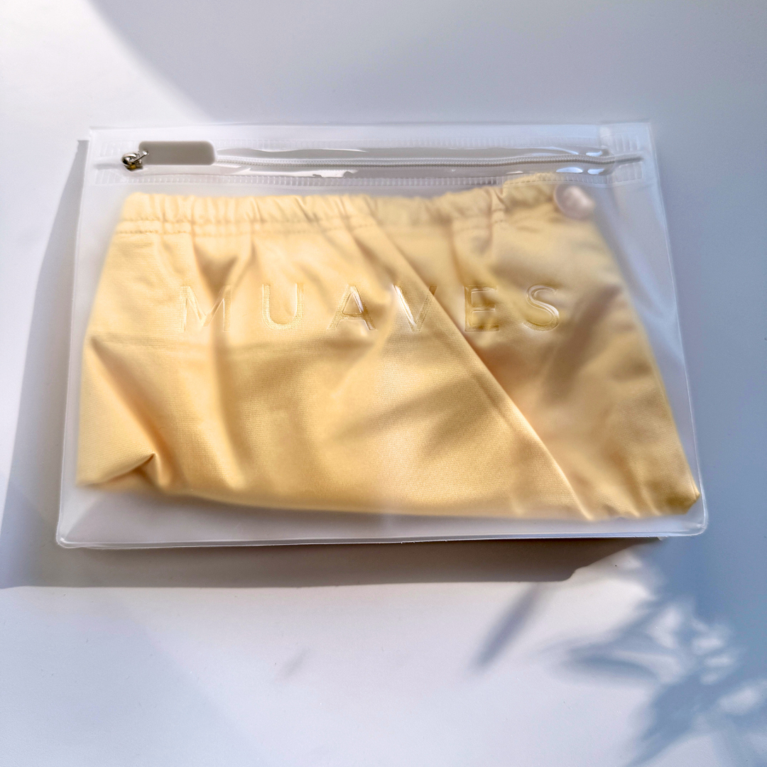 Ultra-Lite All Satin Hair Wrap - Butter Yellow