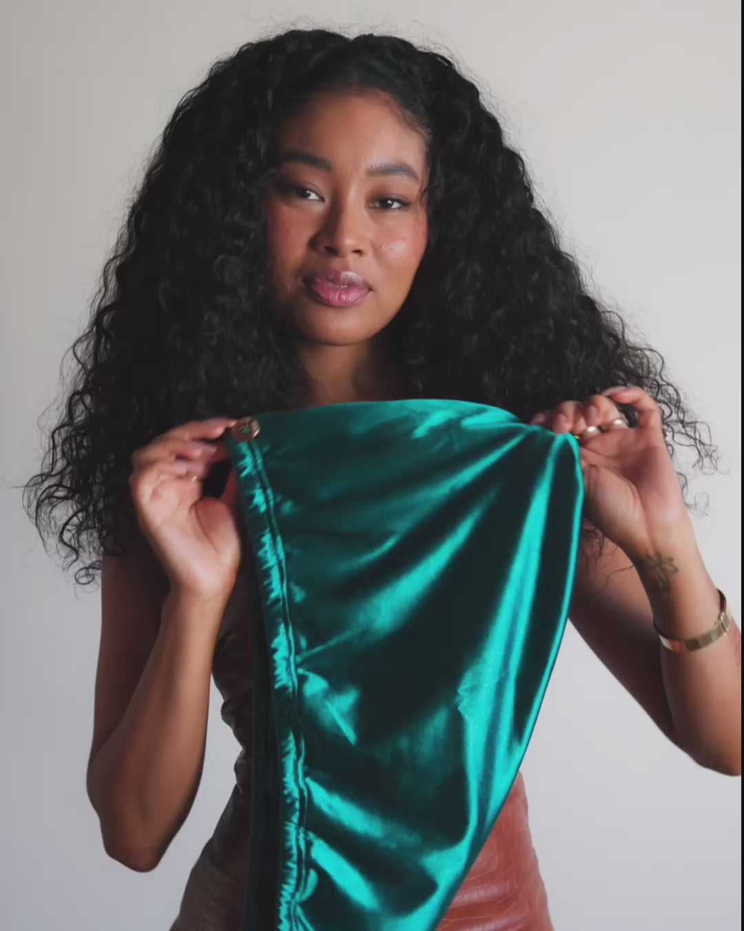 Emerald Isle All Satin Hair Wrap