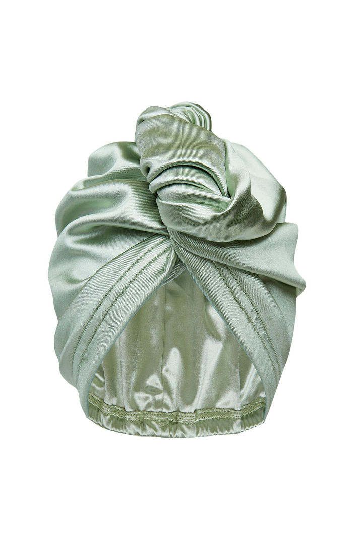 Sage All Satin Hair Wrap - MUAVES