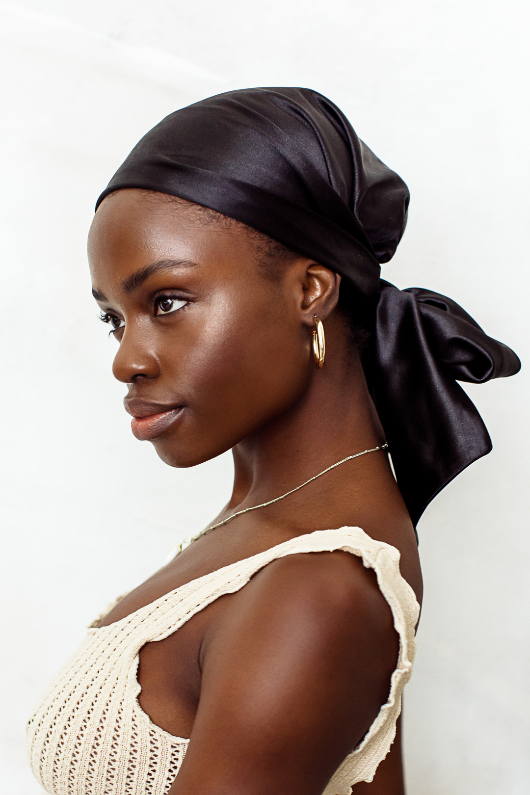 Midnight Onyx Headscarf