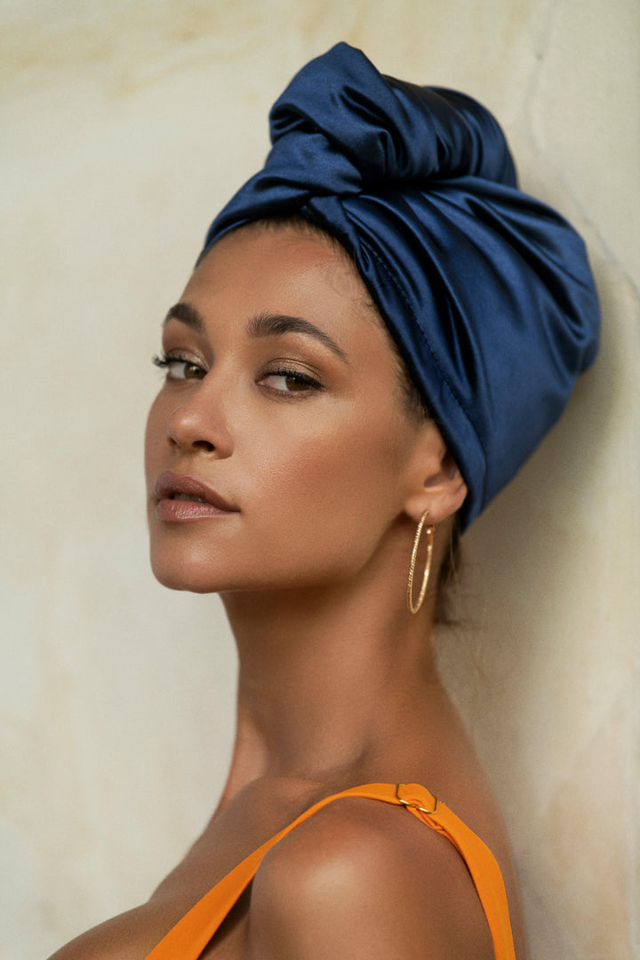 Royal Azure Quick Dry Hair Wrap