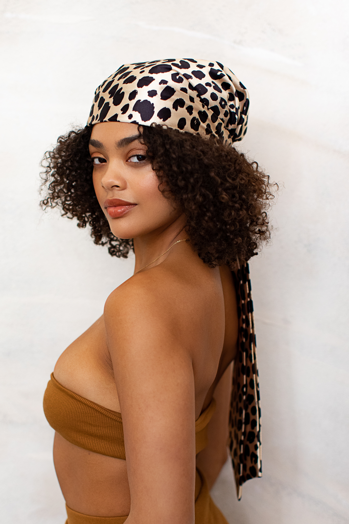 Wild Leopardess Headscarf